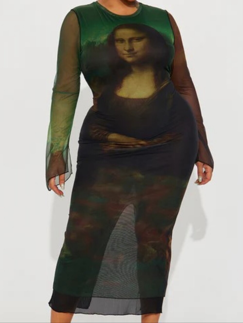 Fashion Nova Mesh Dress
